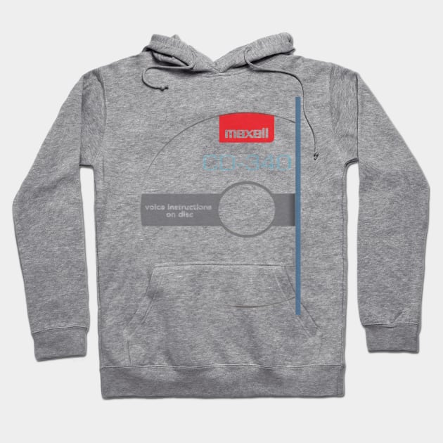 Maxell Disc Cleaner Hoodie by Hat_ers